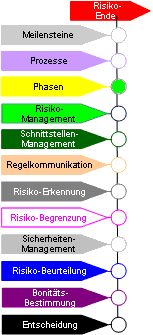 Auflösung Risikomanagement Meilensteine